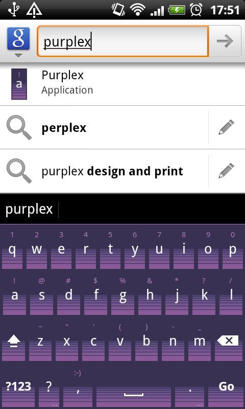 Purplex - HD Keyboard Theme