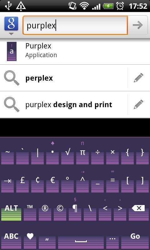 Purplex - HD Keyboard Theme