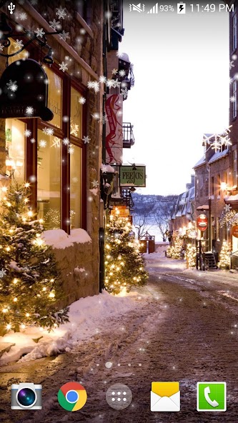 Snow Night Live Wallpaper HD