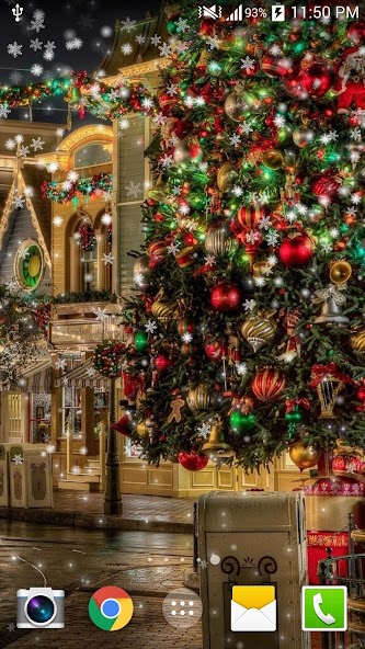 Snow Night Live Wallpaper HD