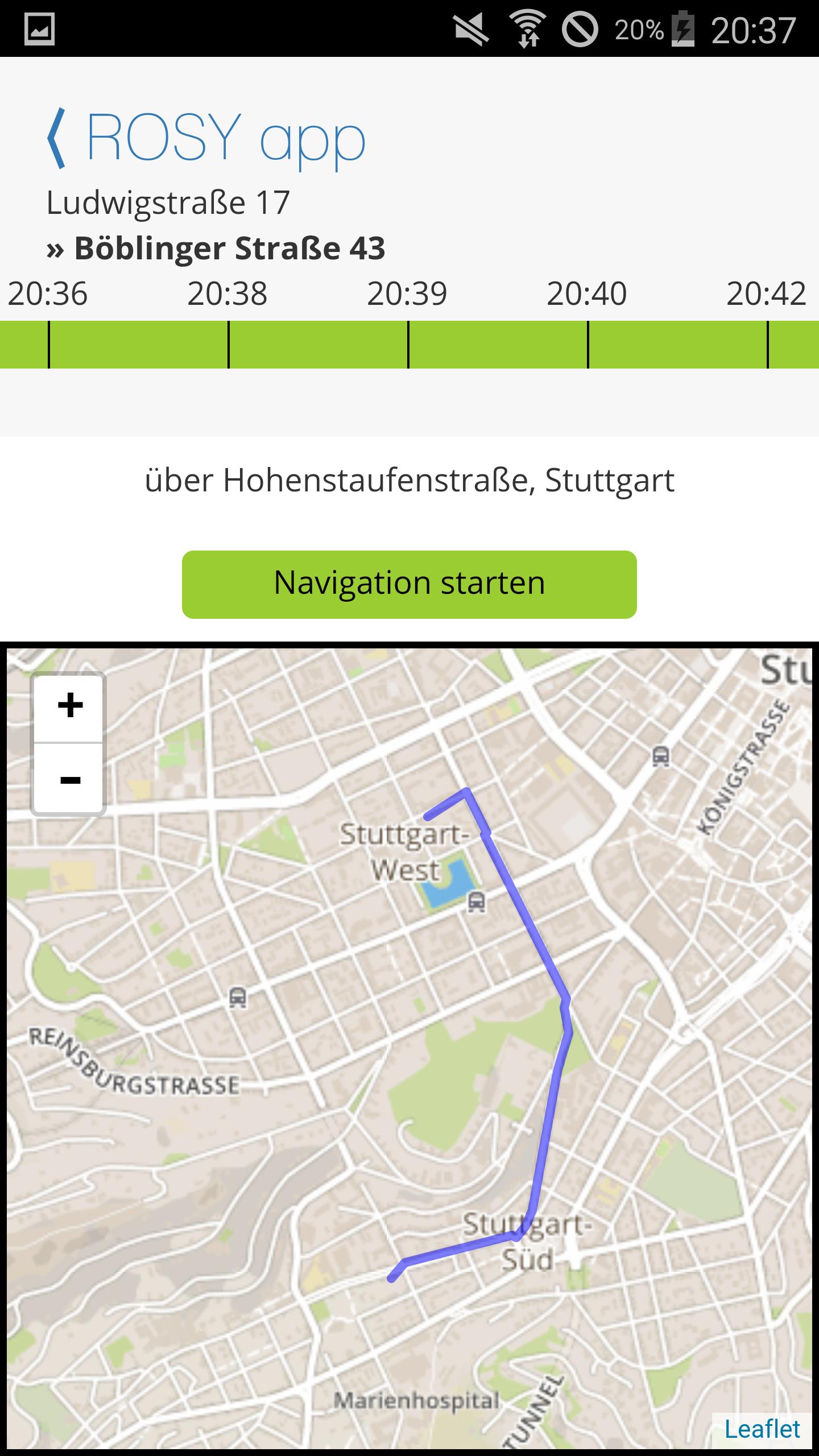 Anti-Stau-App ROSY