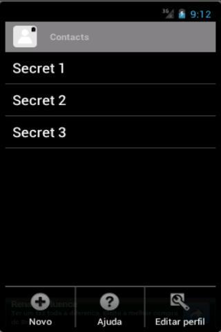 Secret Contacts