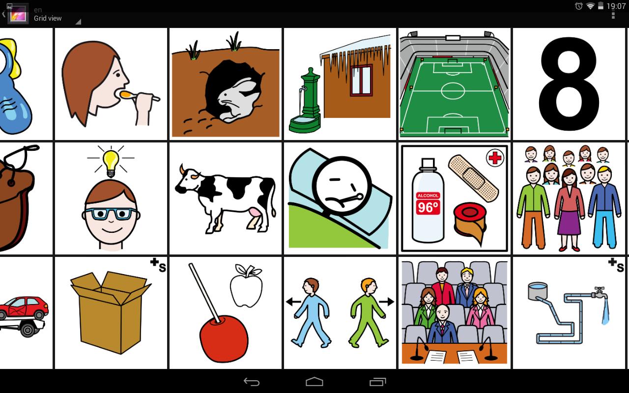 Piktosaac. Symbols for Autism