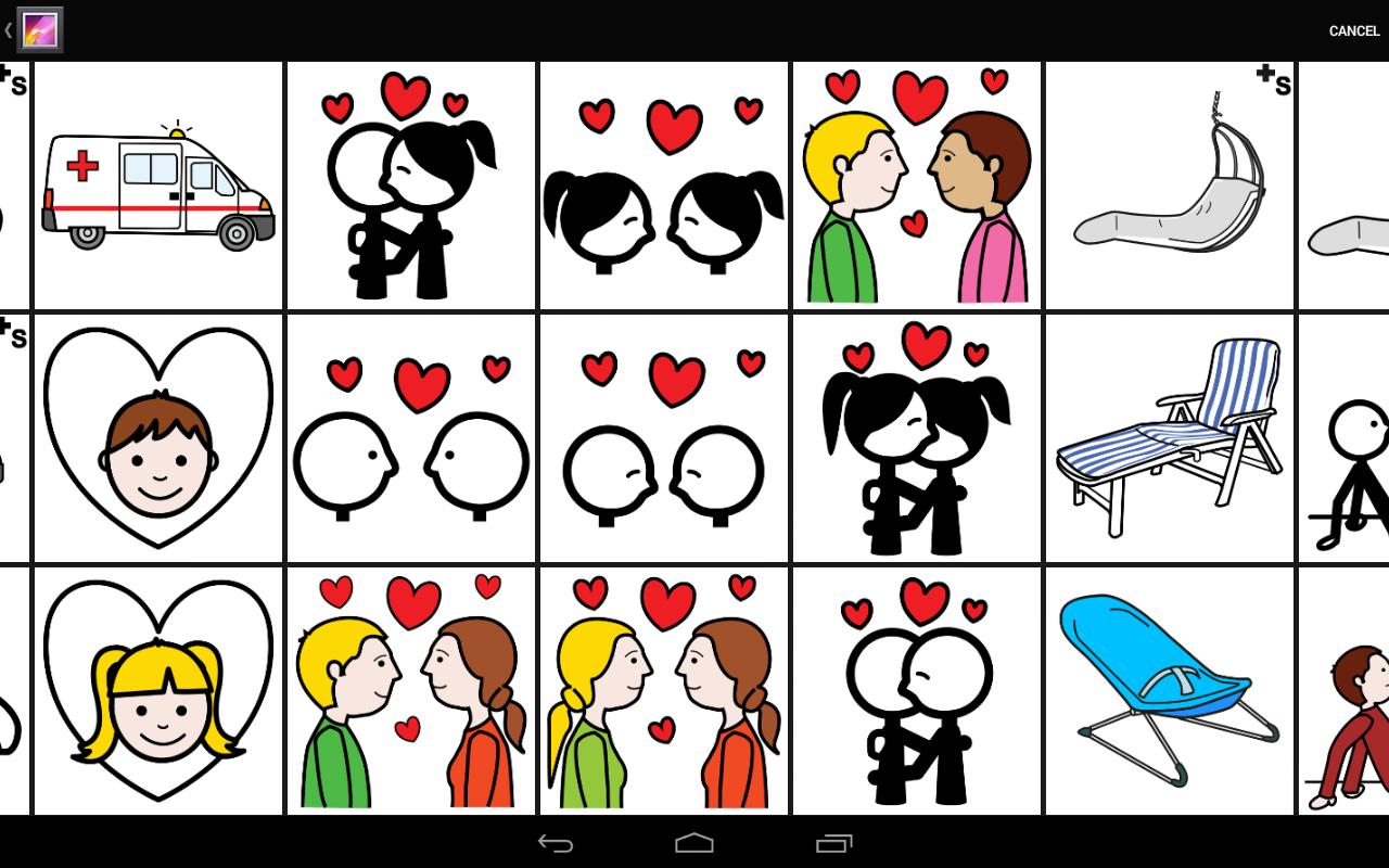 Piktosaac. Symbols for Autism