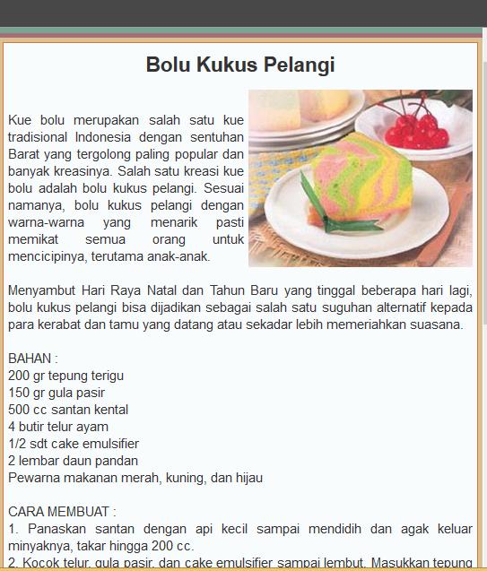 Aneka Resep Jajanan Nusantara