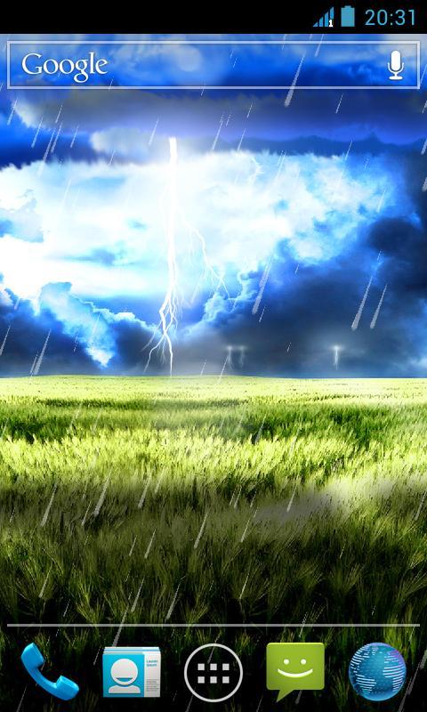 Thunderstorm Live Wallpaper