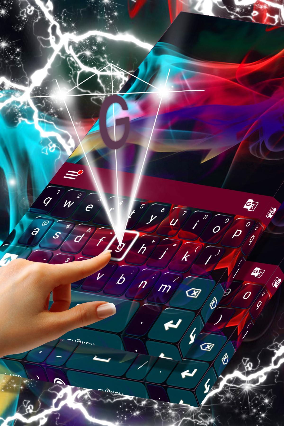 Neon Smoke Keyboard For Sony