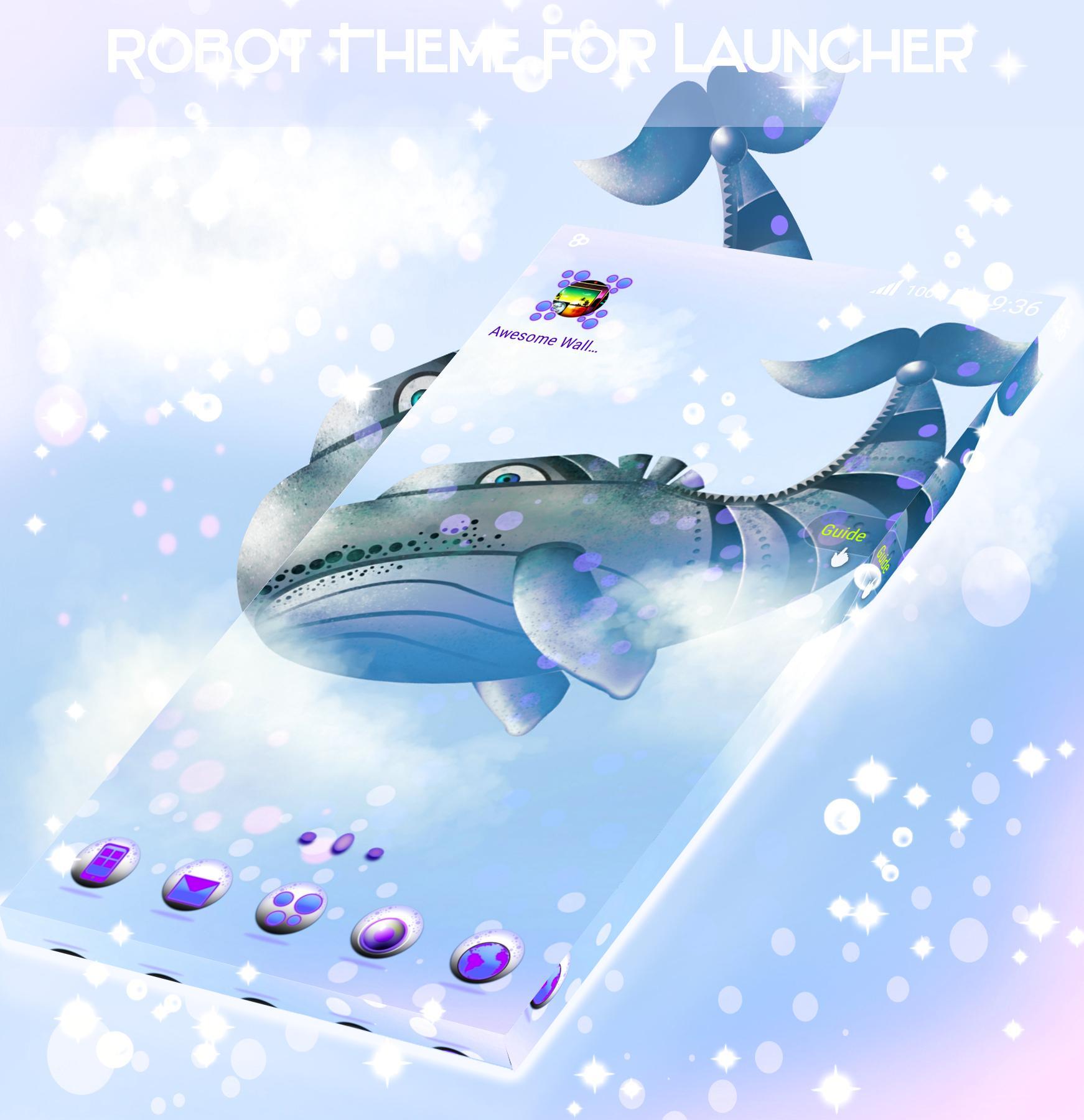 Robot Theme For Launcher