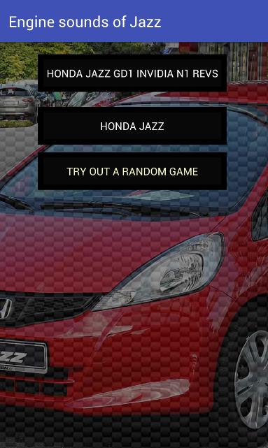 Engine sounds of Jazz