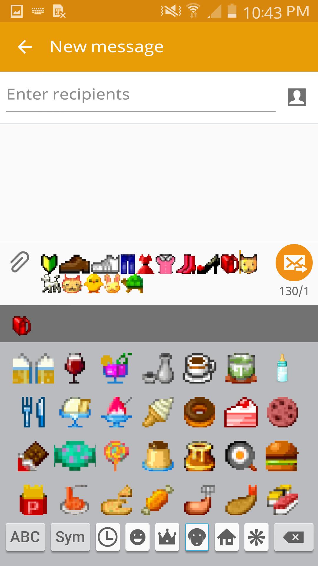 Emoji Fonts Message Maker