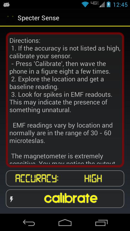 SpecterSense Spirit Detector