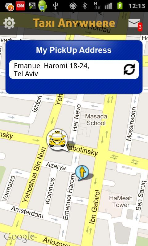 Taxi Anywhere - passenger