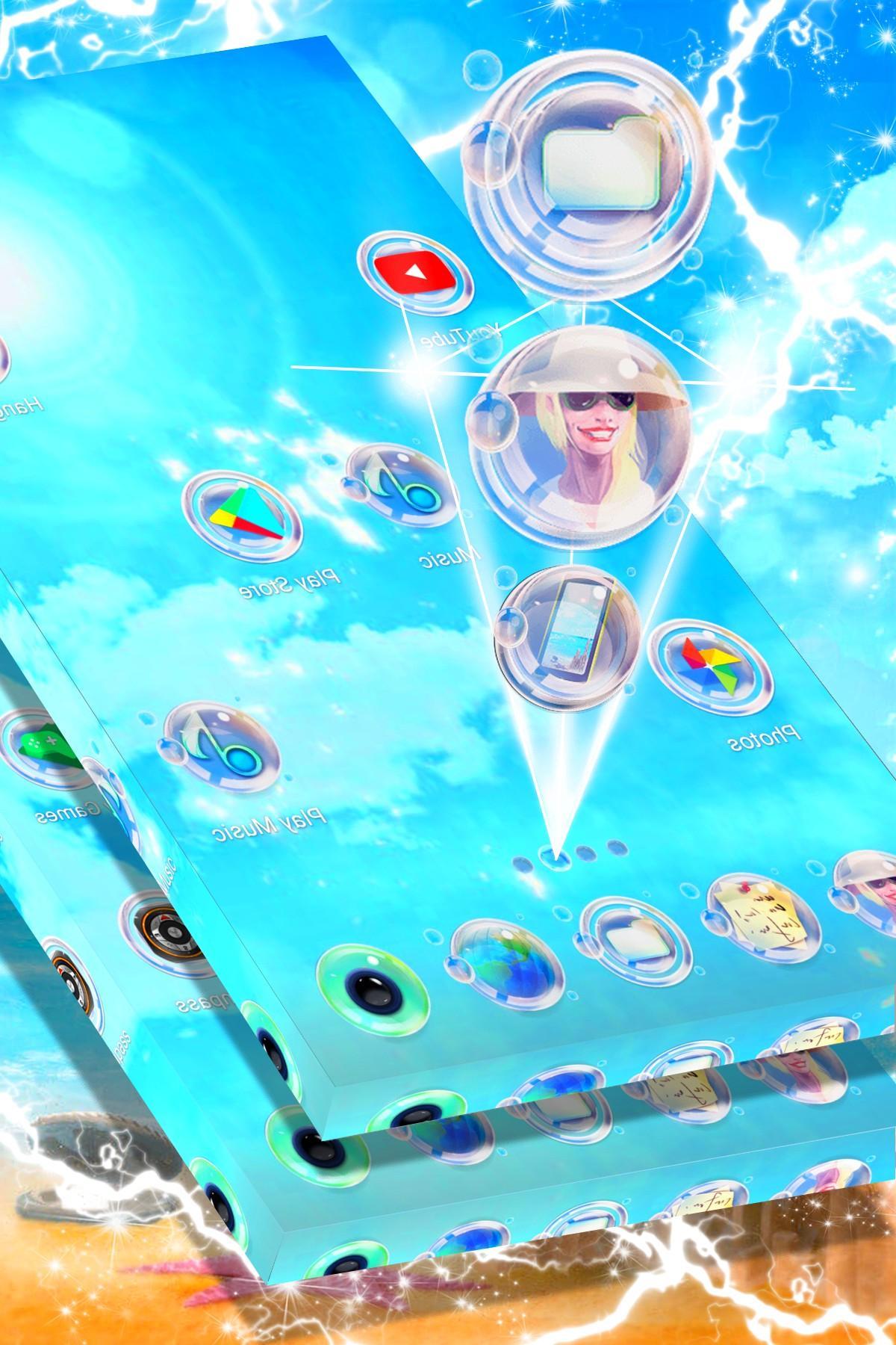 Sand Castle Launcher Theme