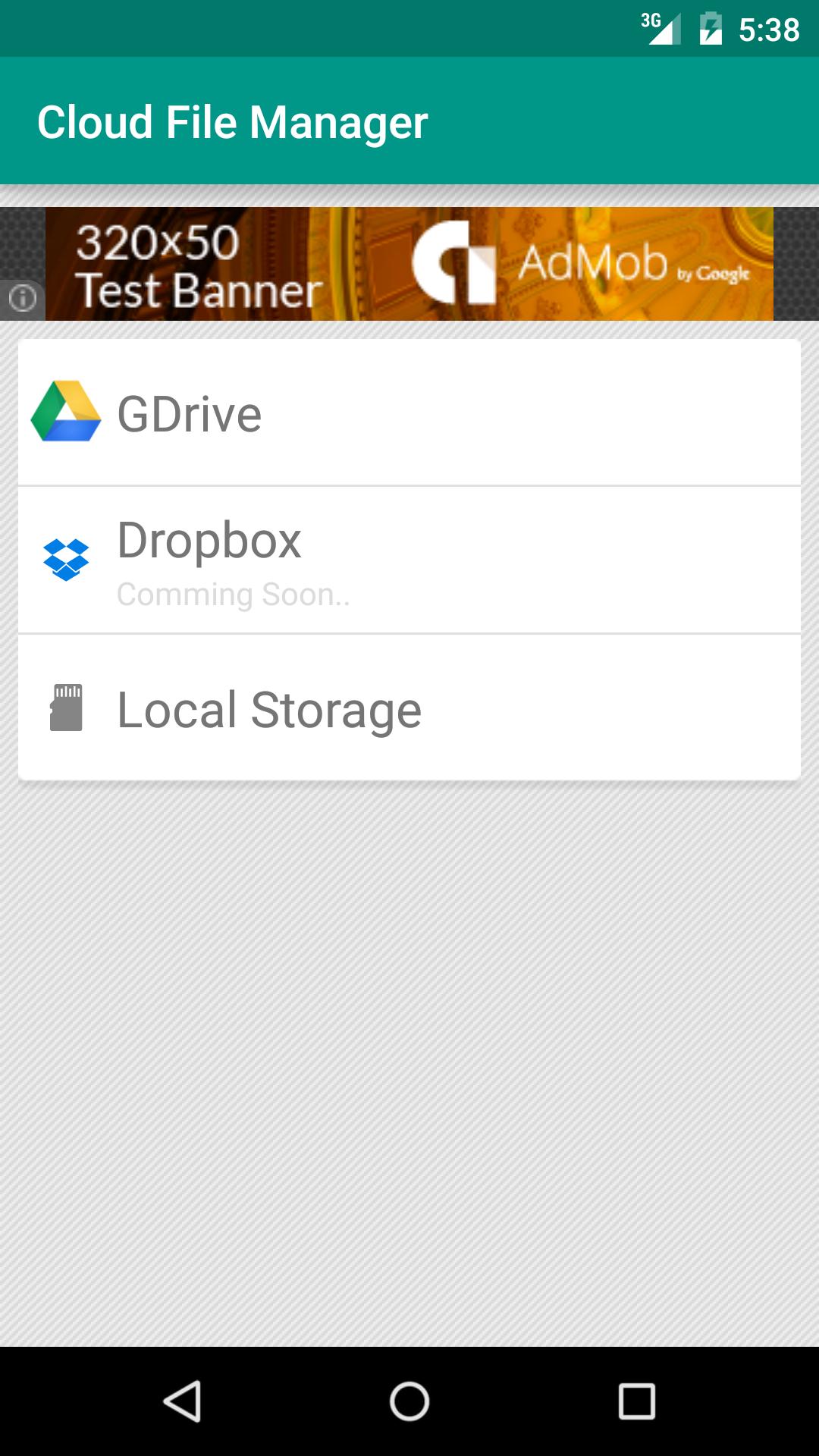 Cloud File Manager