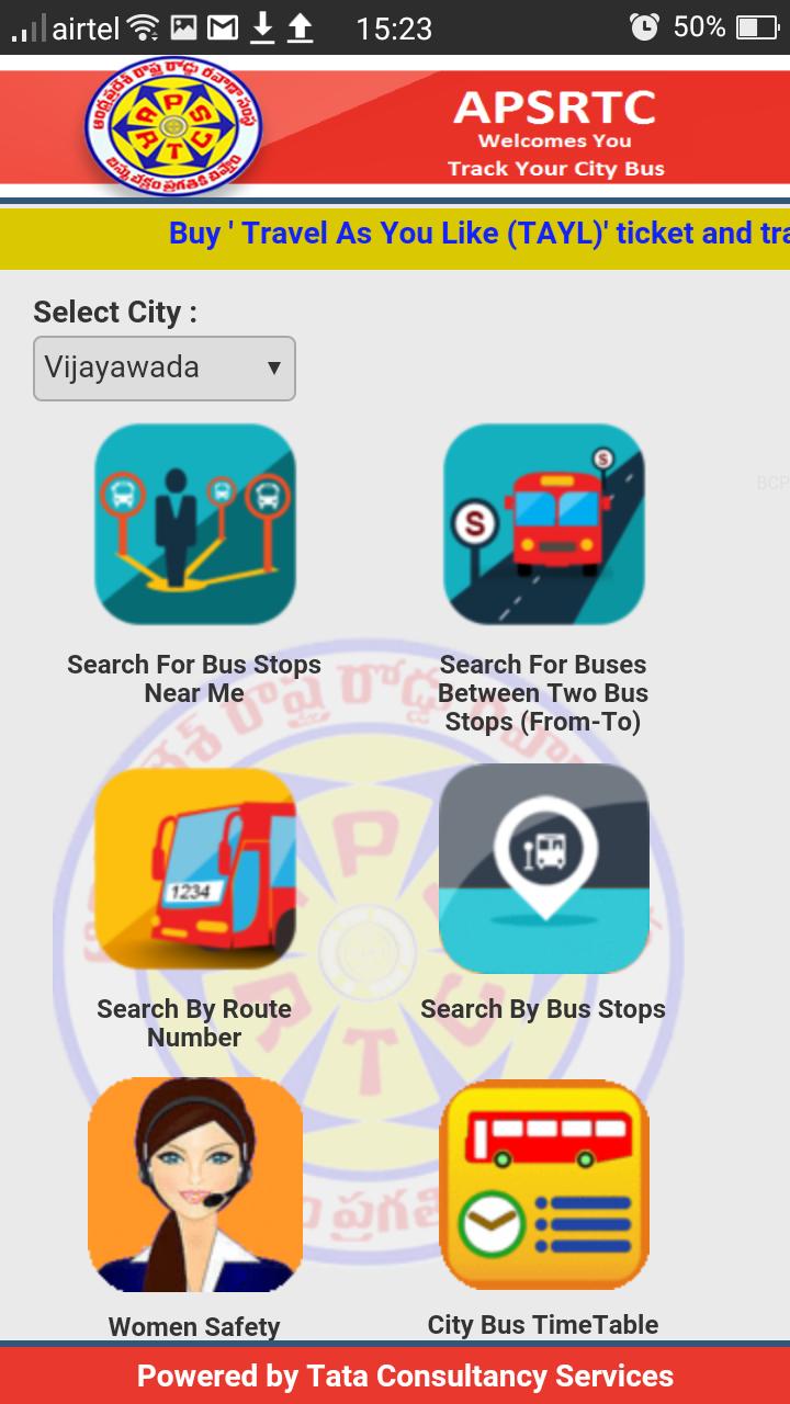APSRTC City Bus Live Track
