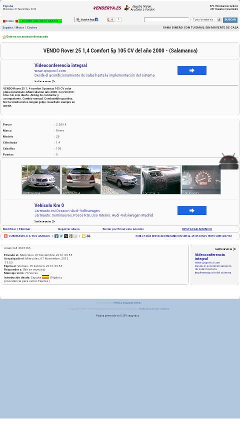 * Anuncios segunda mano *