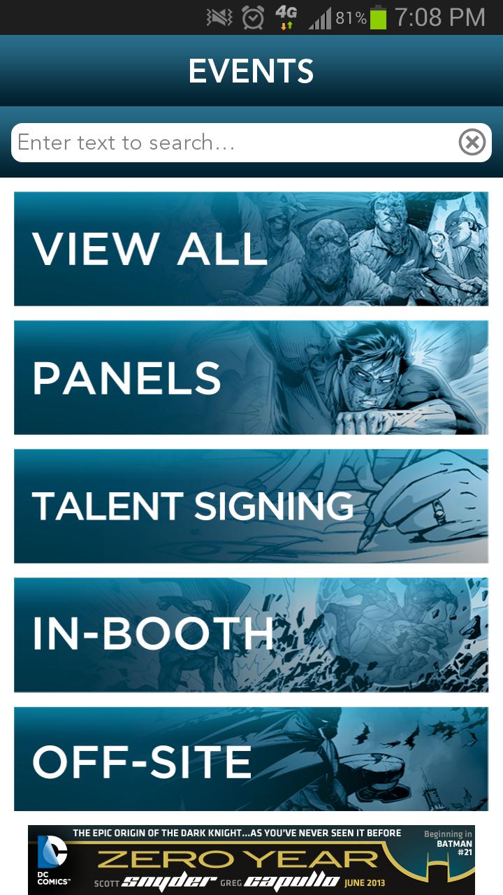 DC Entertainment Events