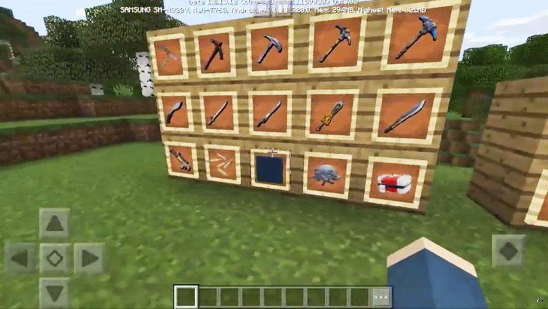 Addon Fortnite for MCPE