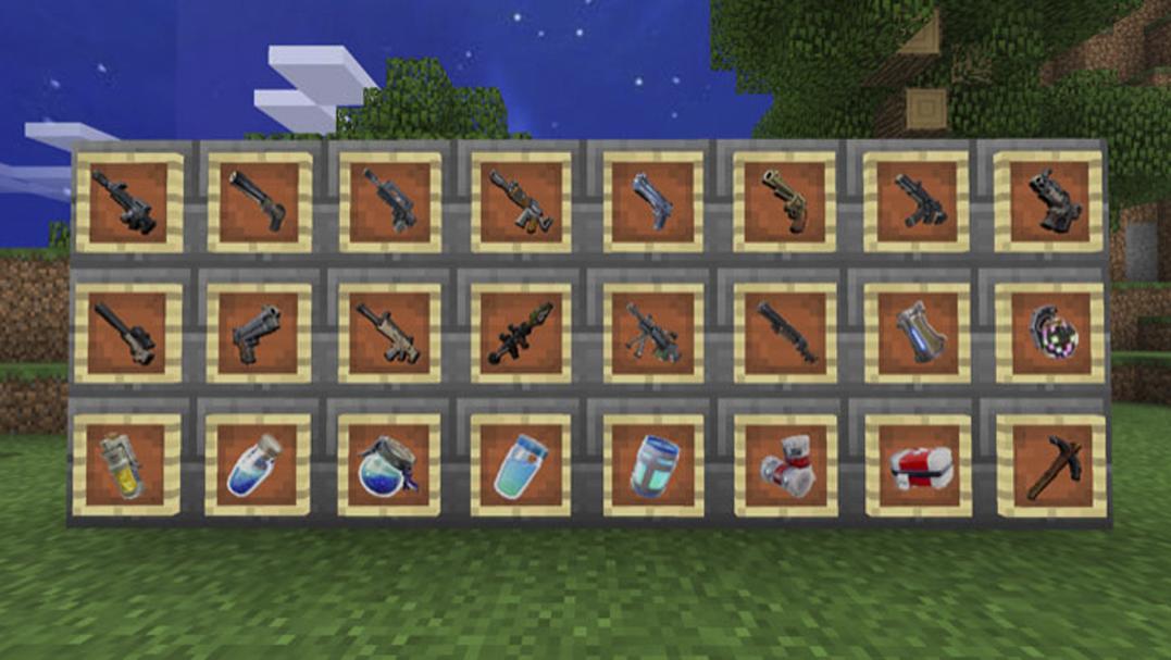 Addon Fortnite for MCPE