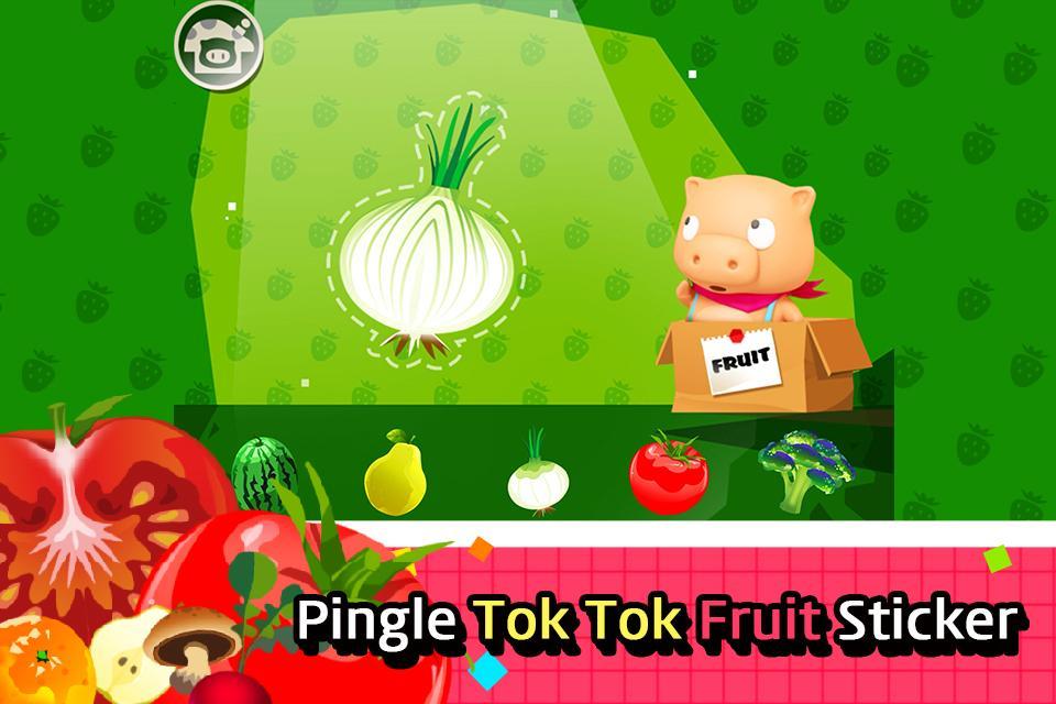 Pingle Tok Tok Fruit Sticker