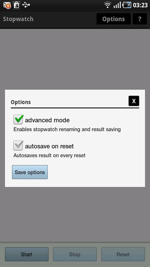 Simple stopwatch + Widget