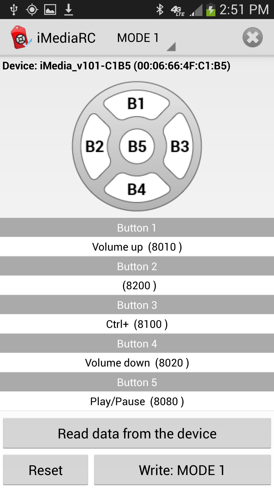 iMedia Remote Control Setup