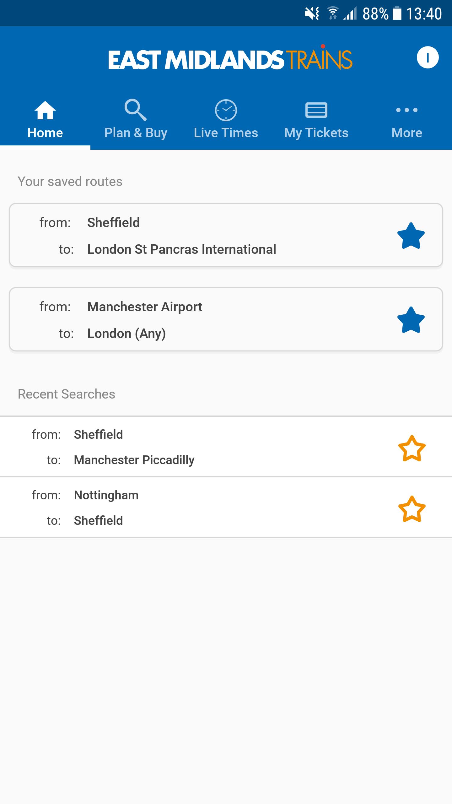 East Midlands Trains Tickets