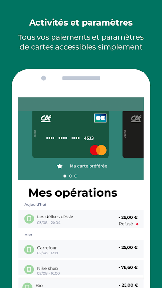 Paiement mobile CA