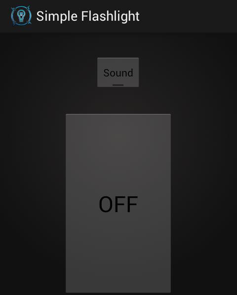 Simple Big Button Flashlight