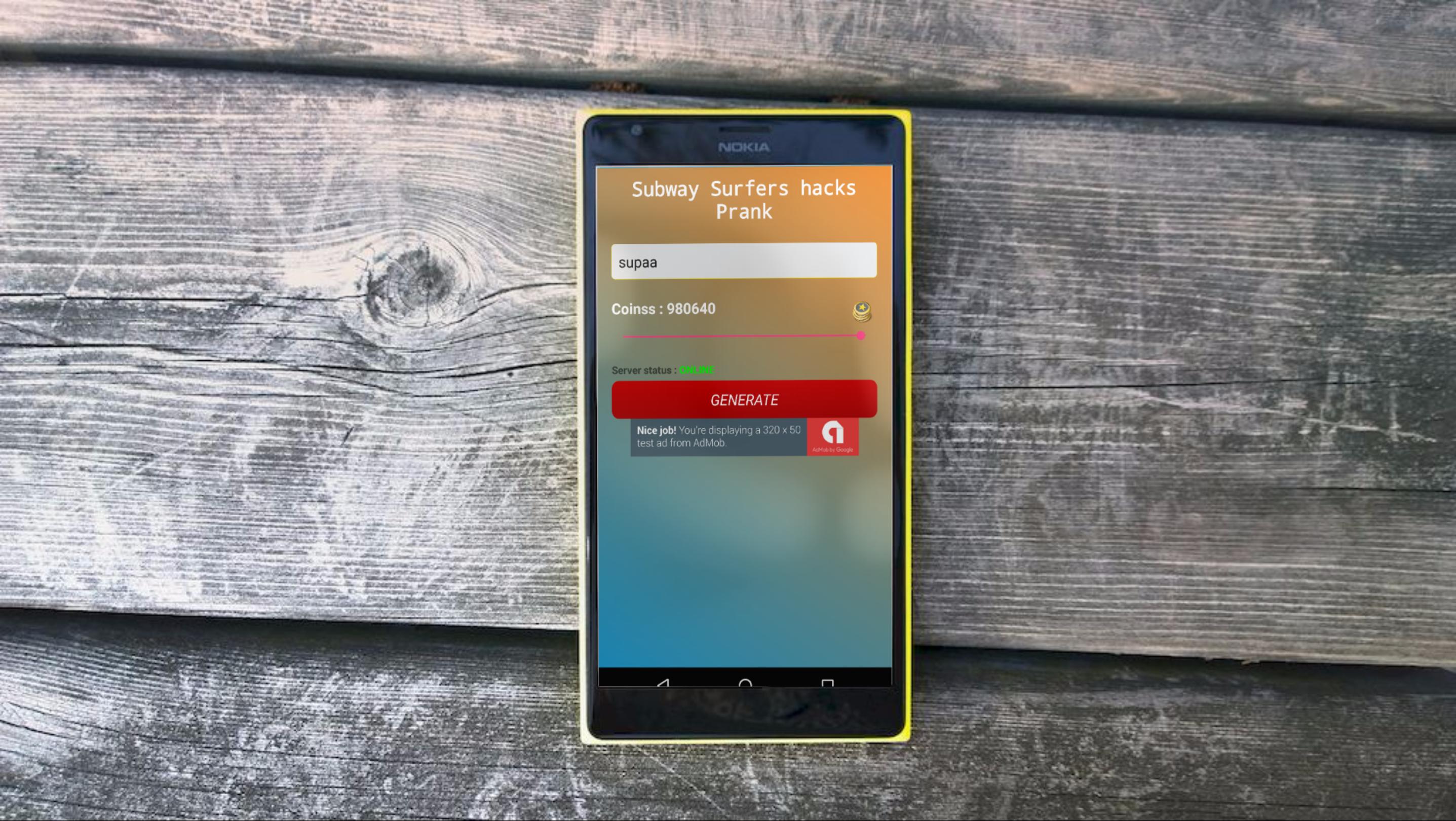 Hack for Subway Surfers prank!