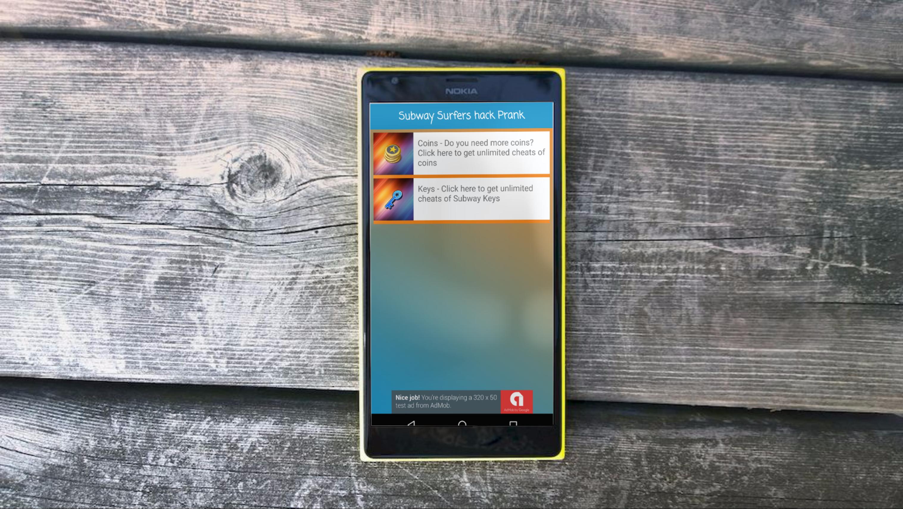 Hack for Subway Surfers prank!