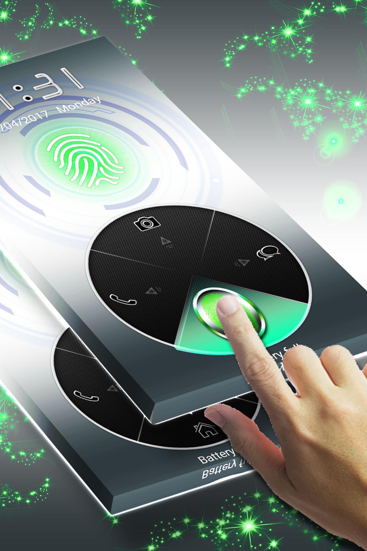 Phone Lock Fingerprints Theme