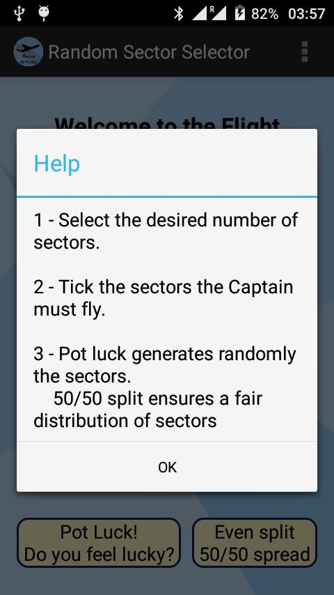 Pilot's Random Sector Selector