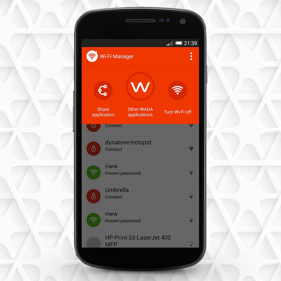 WADA WiFi manager free