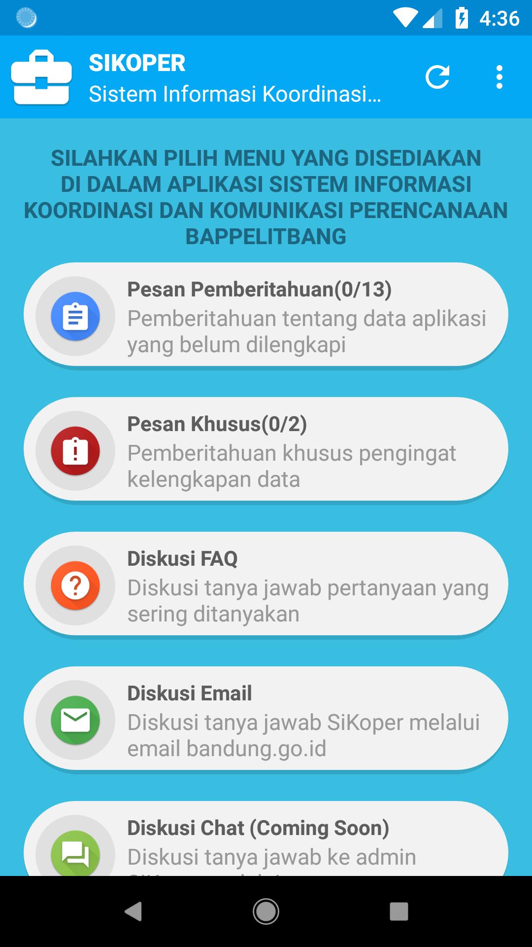 SiKoper Bappelitbang