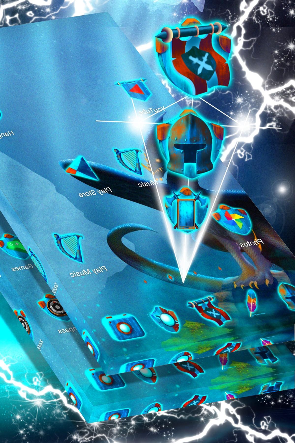 Dark Dragon Launcher Theme