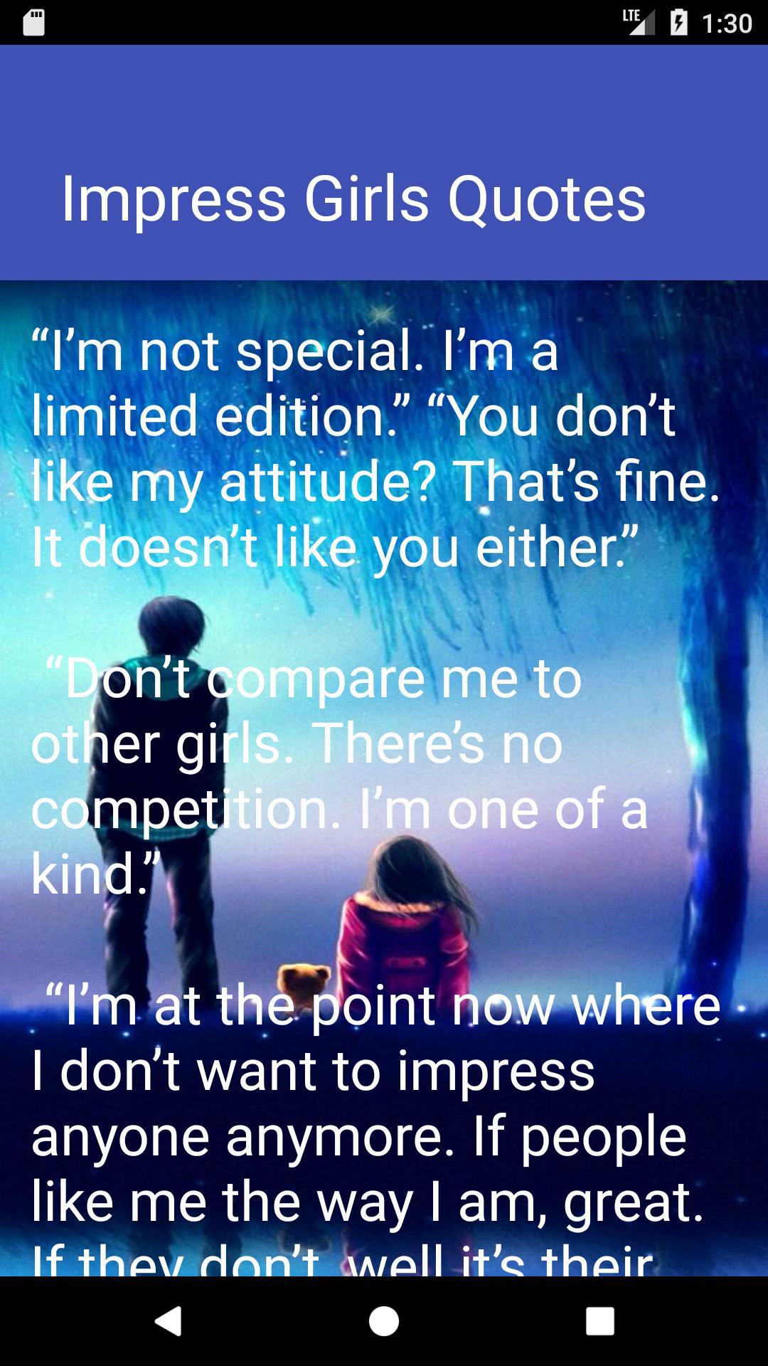 IMPRESS GIRLS QUOTES