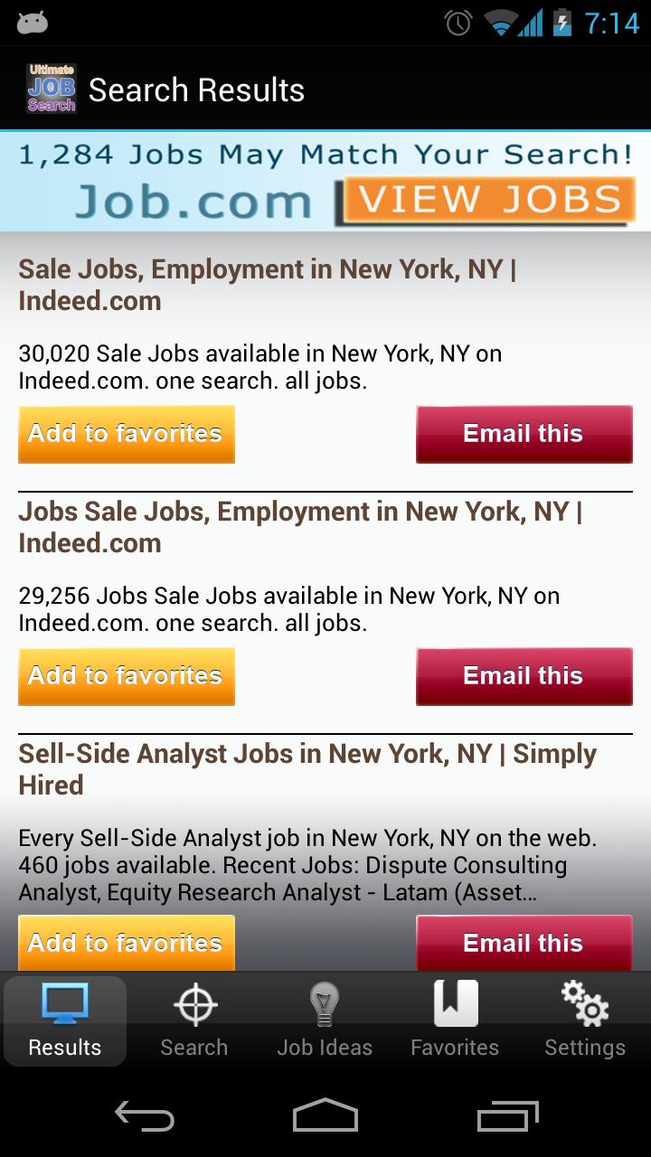 Ultimate Job Search