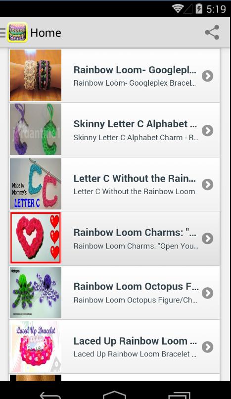 Rainbow Loom Designs Tutorials