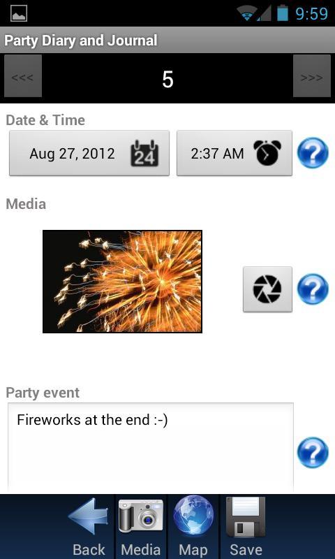 Party Diary & Journal