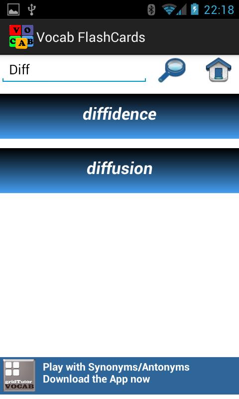 GRE/SAT/GMAT Vocab FlashCards