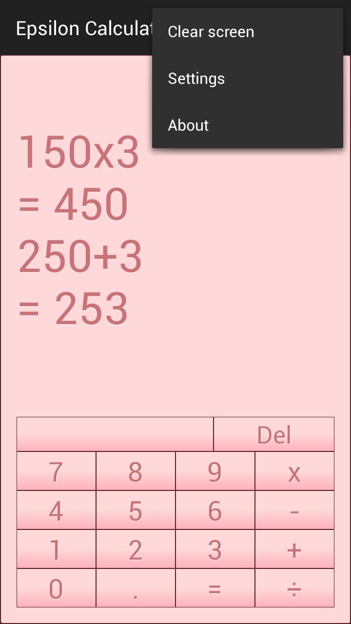 Epsilon Calculator