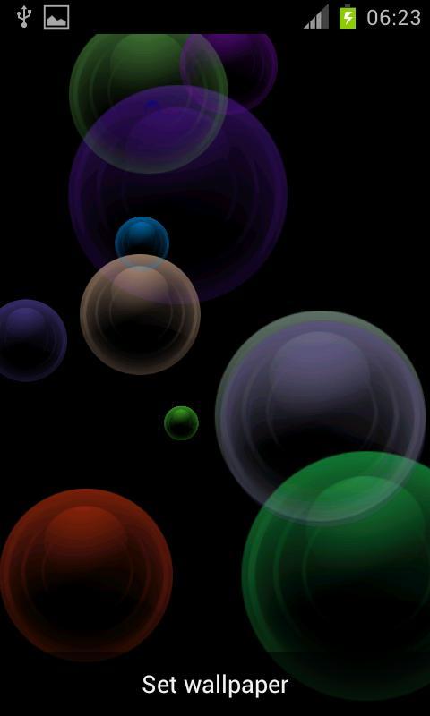 Bubbler Live Wallpaper