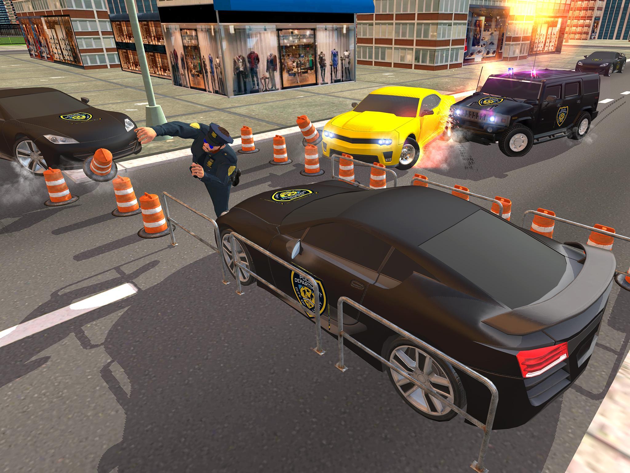 Chicago Police Car Crime Chase