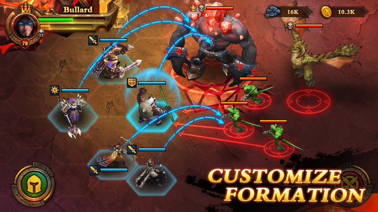 Age of warriors: dragon battle & auto chess - RPG