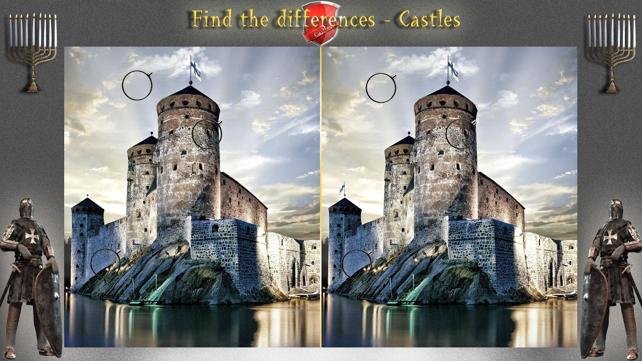 Find the differences - Castles