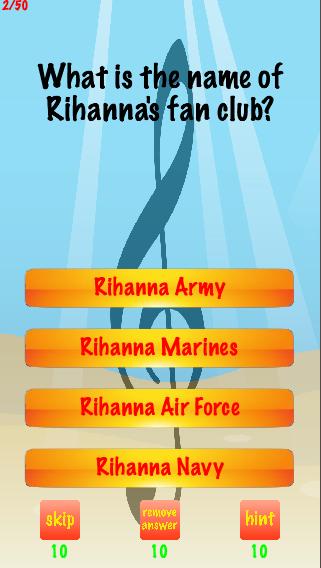 Trivia for Rihanna