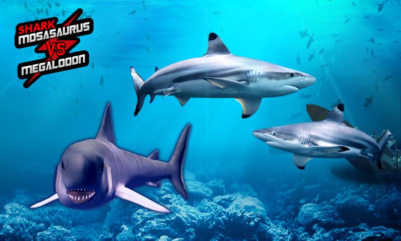Shark: Mosasaurus vs Megalodon