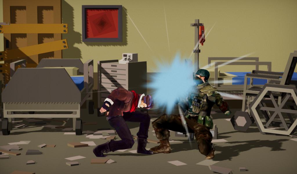 3D Fighting Game Street Fight