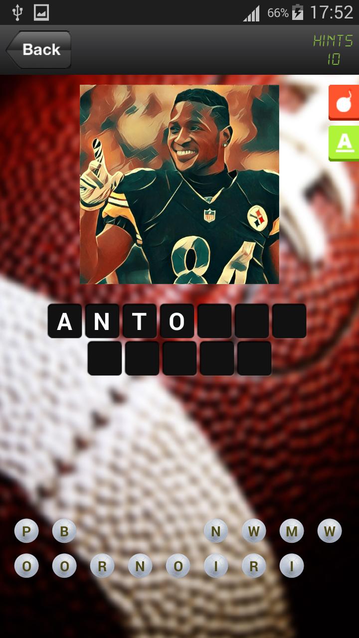 American Football Player Quiz